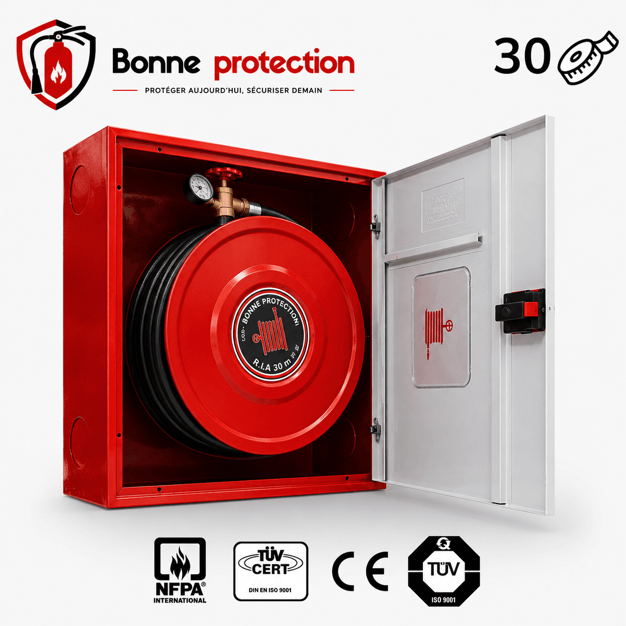 Robinet d’incendie armée dn 45-20 m