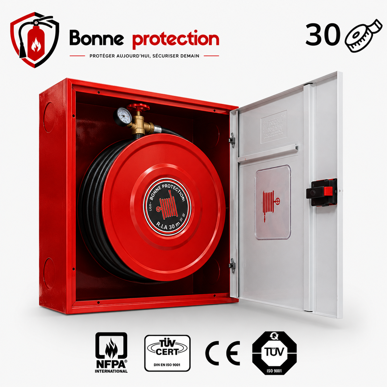 Robinet d’incendie armée dn 45-20 m